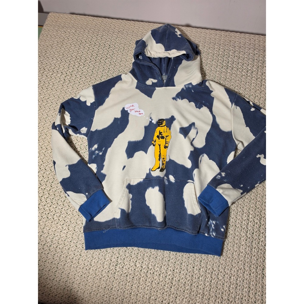 Hbat Astroworld Tour Hoodie L Blue Tie Dye Wish You Were Here Good Astronaut